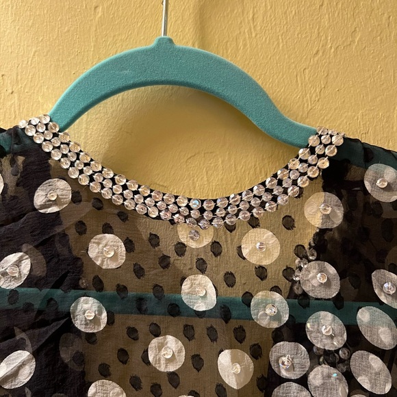 Ruben Panis Vtg Sheer Silk dress with 3 layers sheer silk under dress. - Picture 2 of 15